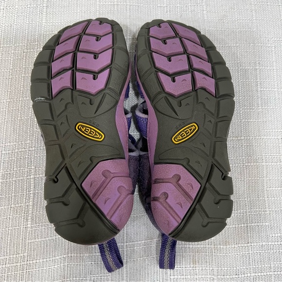 Keen Kids CNX Waterproof Sandals Size 9 Toddler Violet Purple Sparkly Gray - Picture 7 of 9